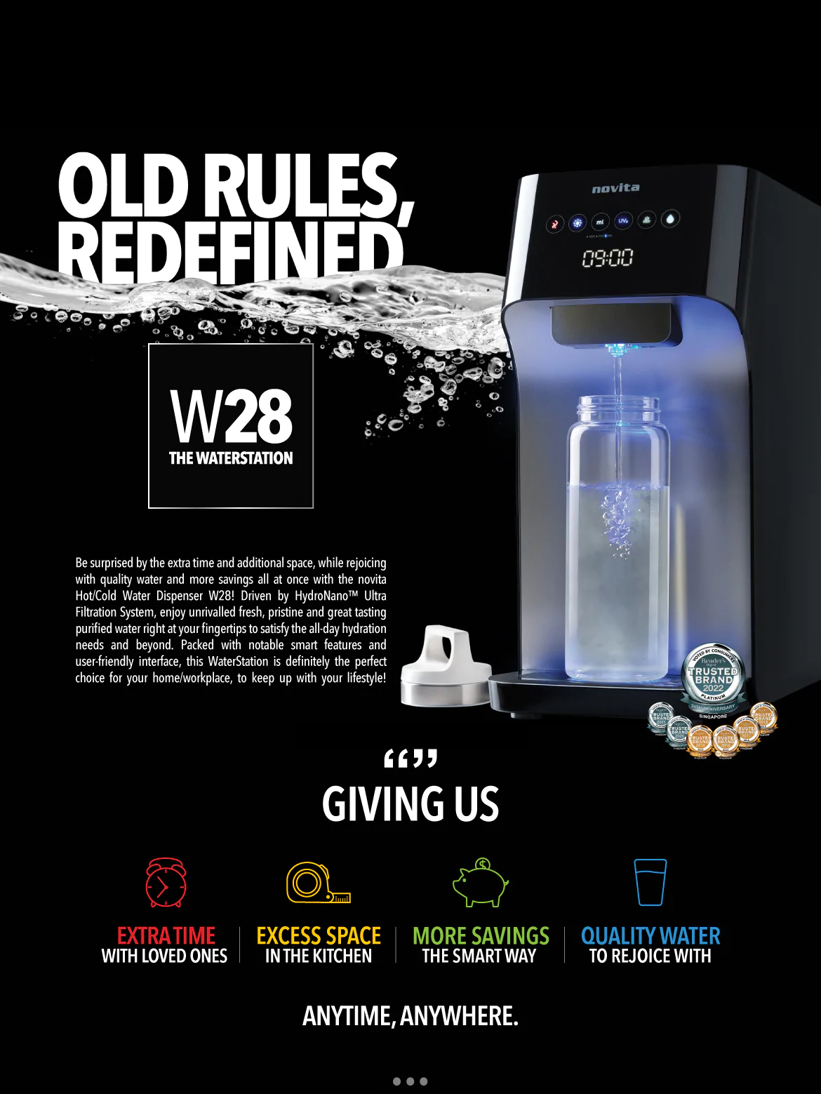 Hot/Cold Water Dispenser W28 |Instant