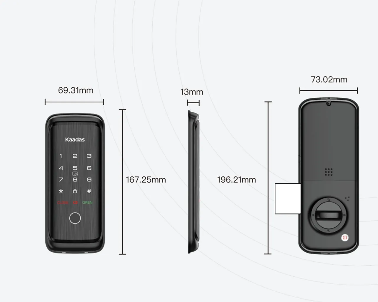 Kaadas-R8-Digital-Rim-Door-Lock-dimension