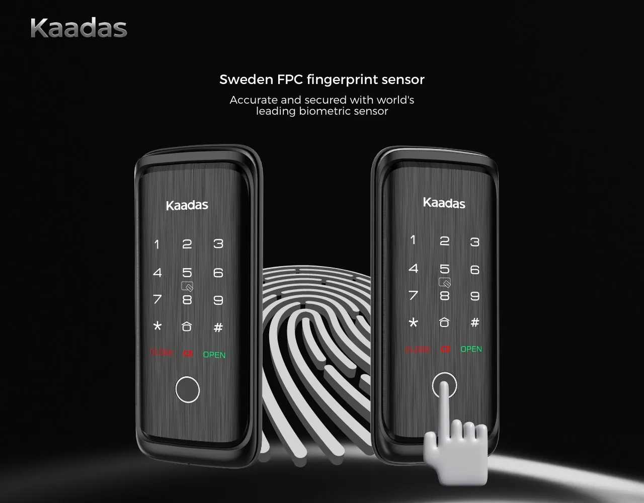 Kaadas-R8-Digital-Rim-Door-Lock-sweden-sencer