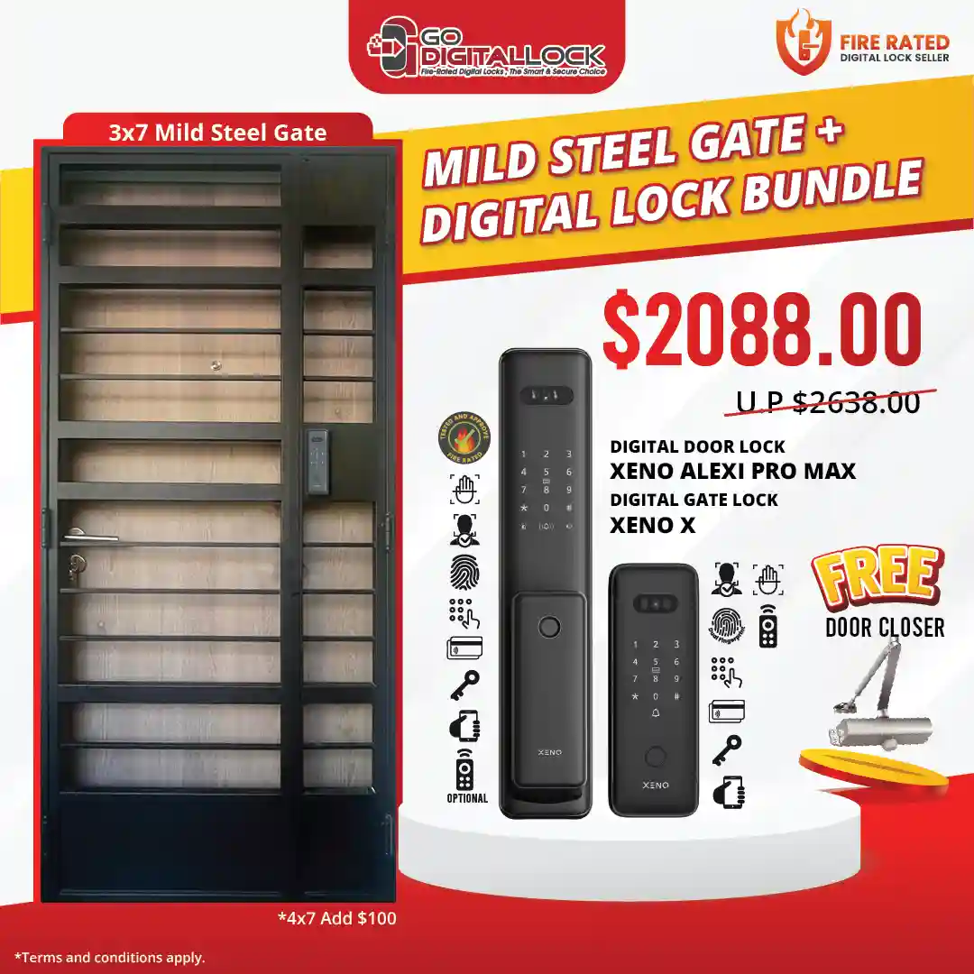 Gate + Digital Door Lock + Digital Gate Lock Bundle-14