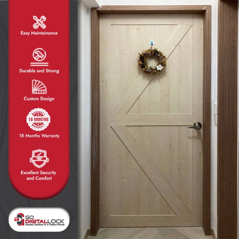 Full Solid Laminate Barn Door- Sound Resistance - Image 2