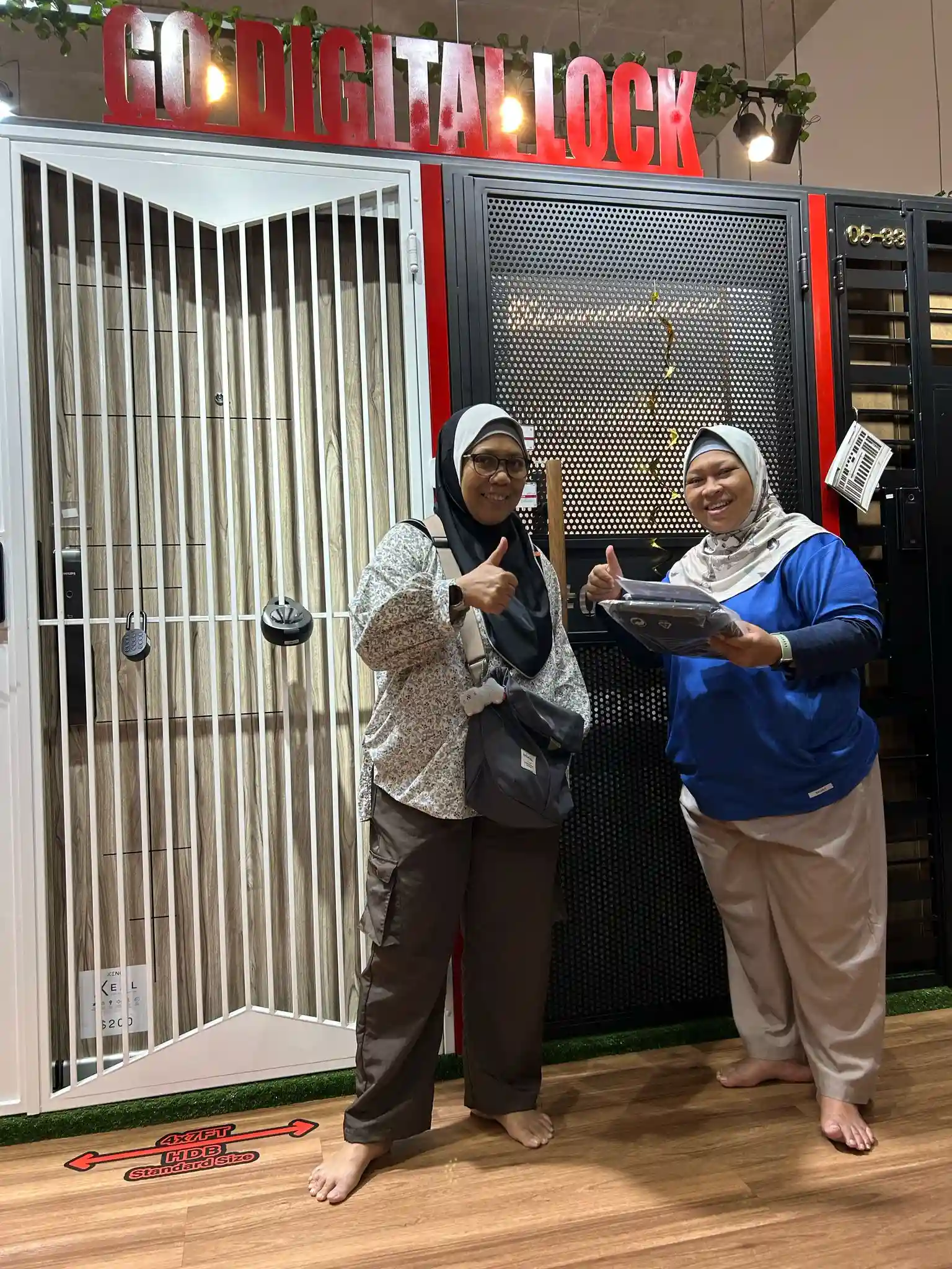 Go Digital Lock Happy Customers