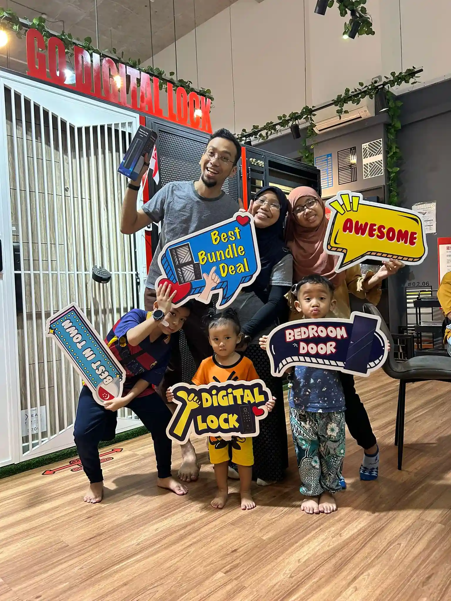 Go Digital Lock Happy Customers