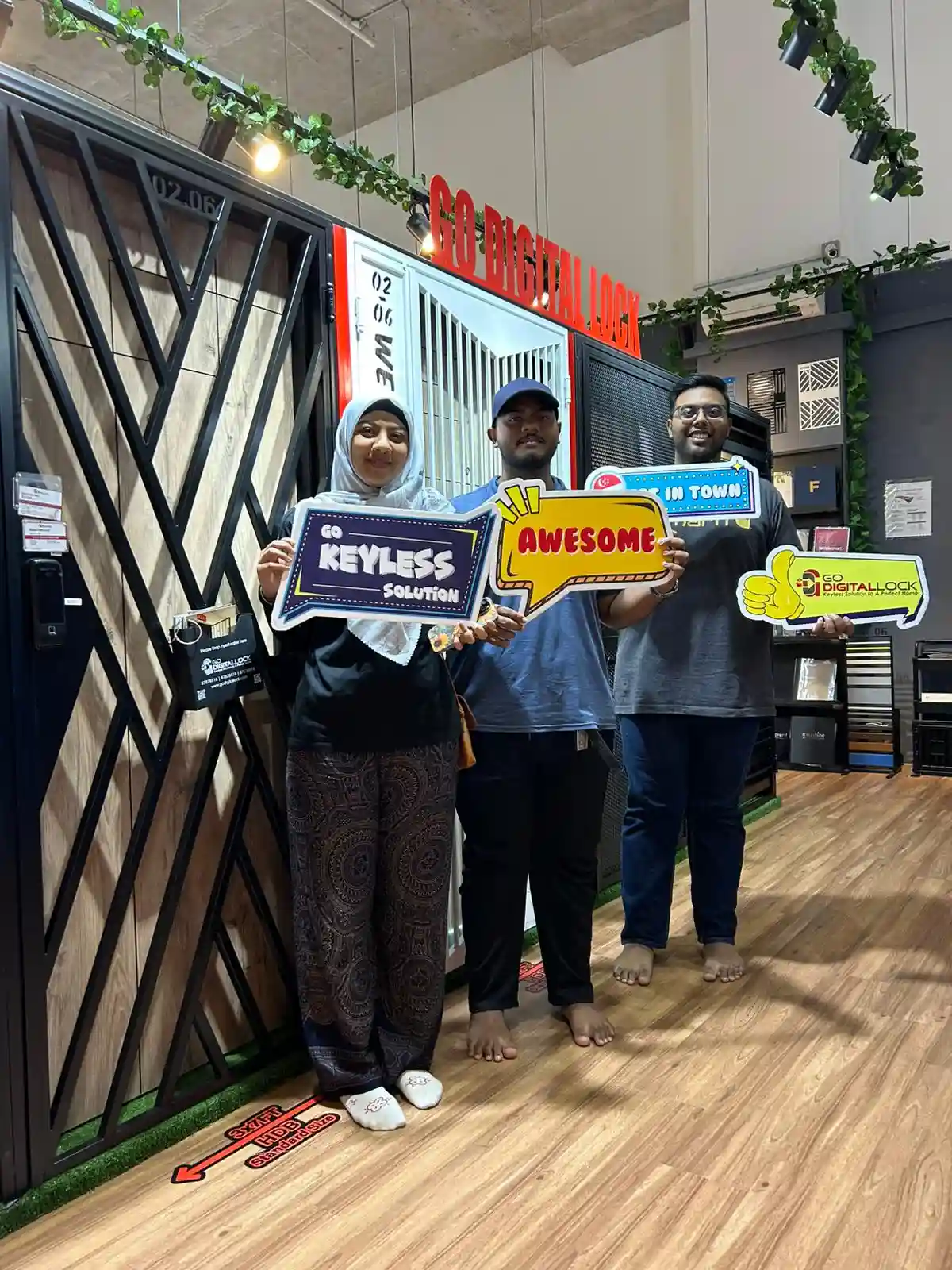 Go Digital Lock Happy Customers