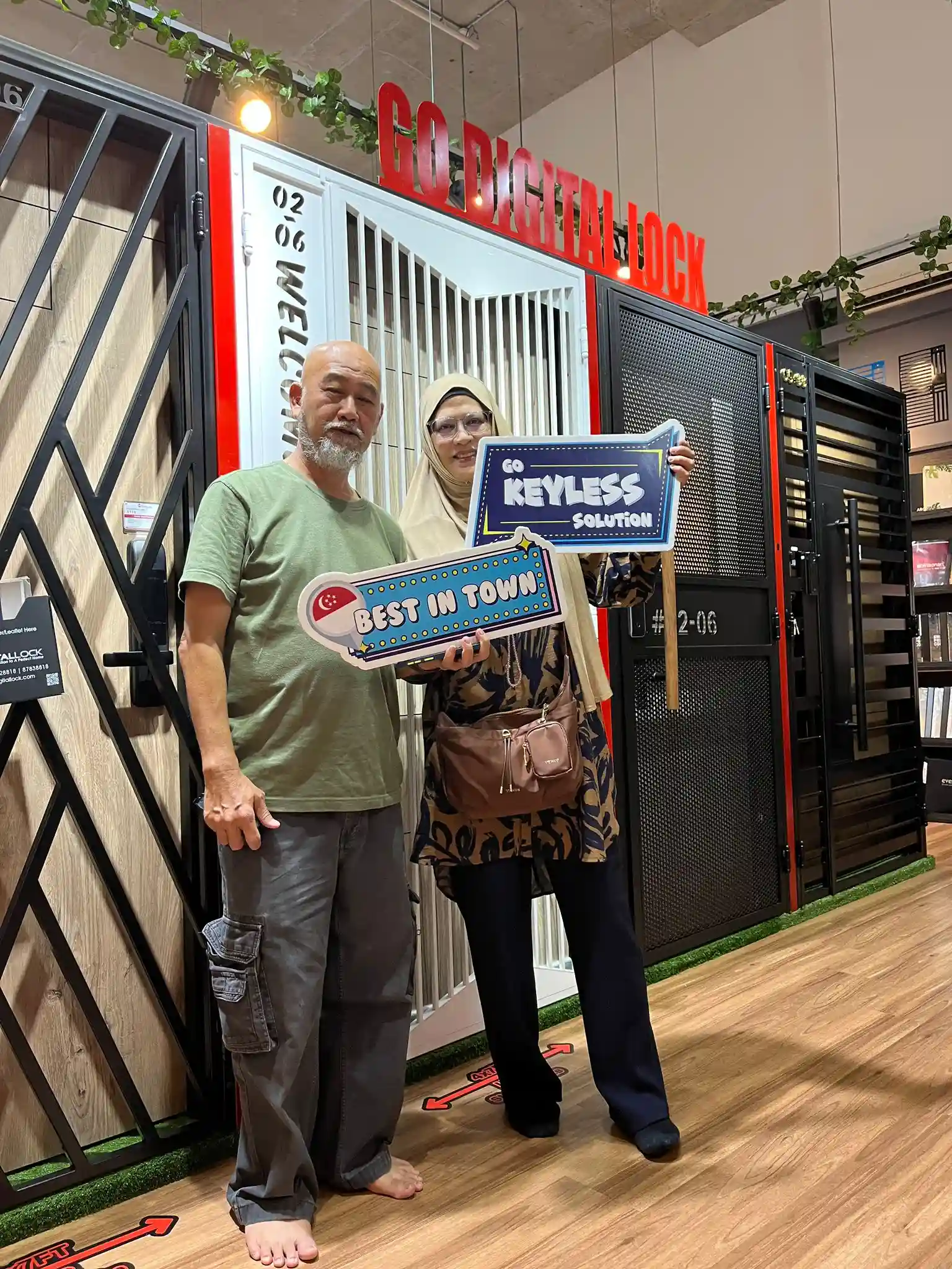 Go Digital Lock Happy Customers