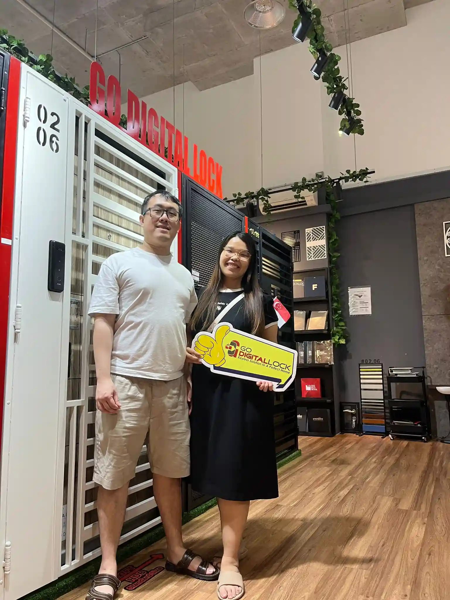 Go Digital Lock Happy Customers