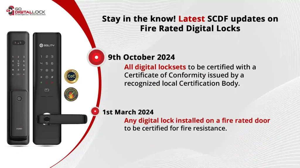 scdf update on fire rated digital locks
