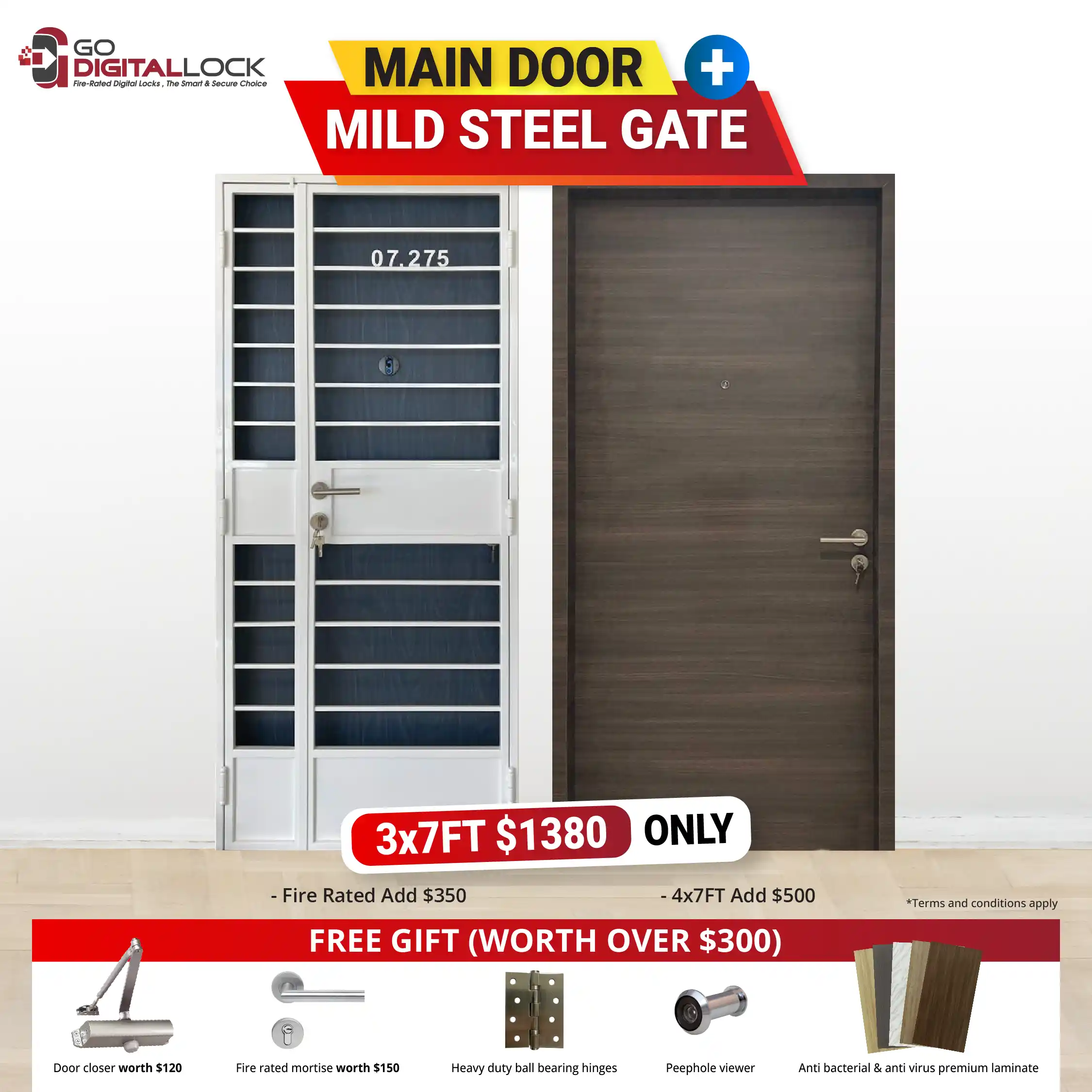 Main Door + Metal Gate Promotion 2025