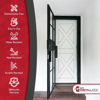 Main door with ss line- GDLE40382